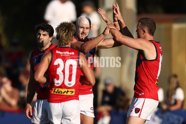 AFL 2025 AAMI Community Series - Fremantle v Melbourne - A-57642723