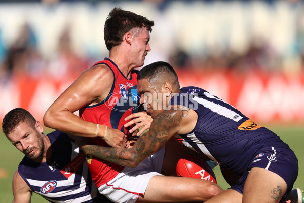 AFL 2025 AAMI Community Series - Fremantle v Melbourne - A-57661629