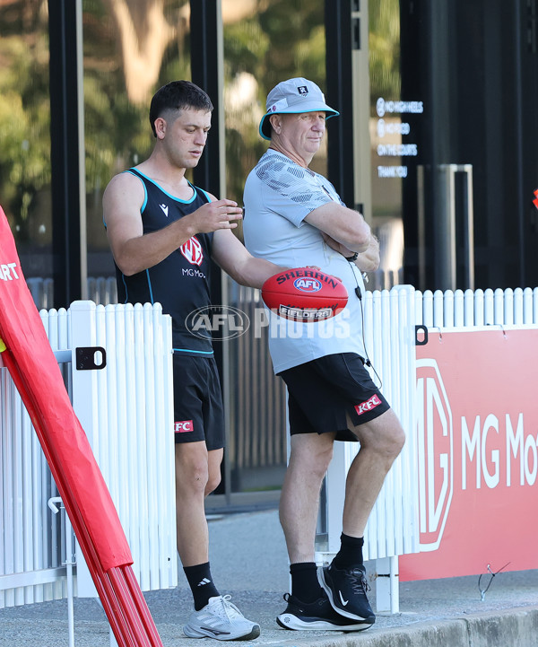 AFL 2025 Training - Port Adelaide Power Training Session & Media Opp - A-57668430