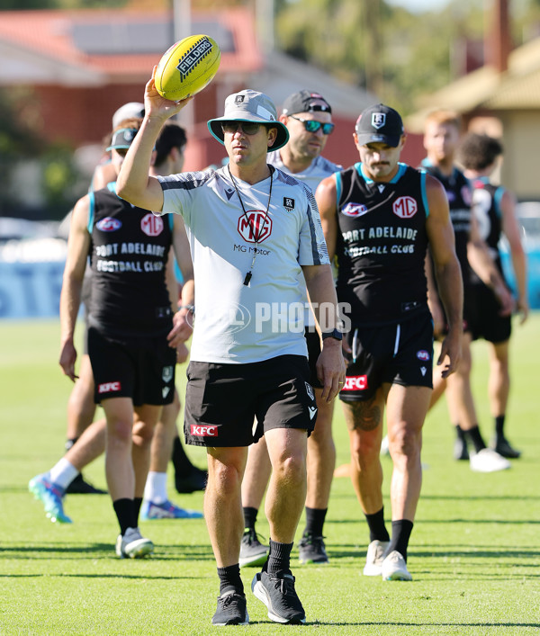 AFL 2025 Training - Port Adelaide Power Training Session & Media Opp - A-57668442