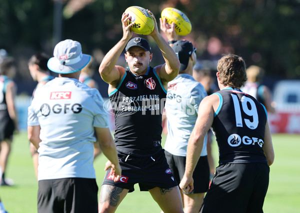 AFL 2025 Training - Port Adelaide Power Training Session & Media Opp - A-57668448