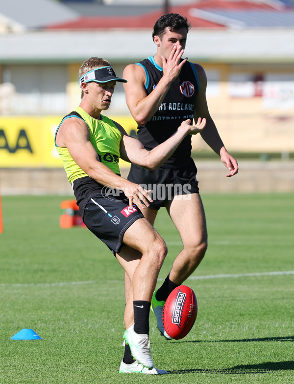AFL 2025 Training - Port Adelaide Power Training Session & Media Opp - A-57668449