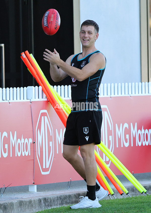 AFL 2025 Training - Port Adelaide Power Training Session & Media Opp - A-57668451