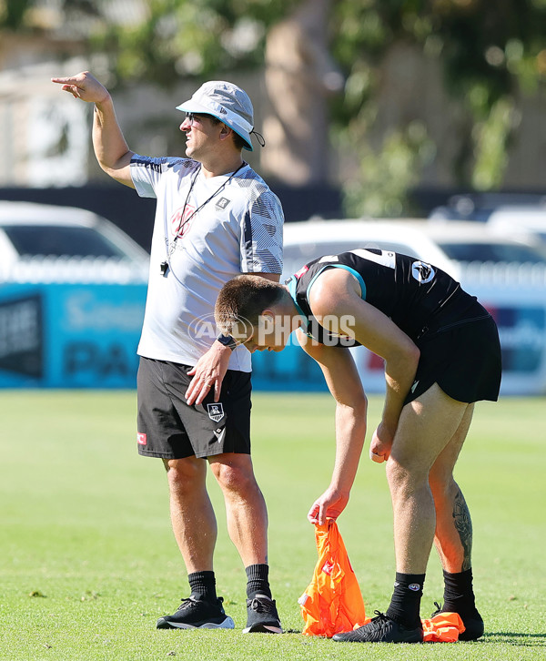 AFL 2025 Training - Port Adelaide Power Training Session & Media Opp - A-57669010