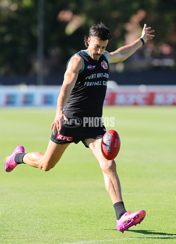 AFL 2025 Training - Port Adelaide Power Training Session & Media Opp - A-57669014