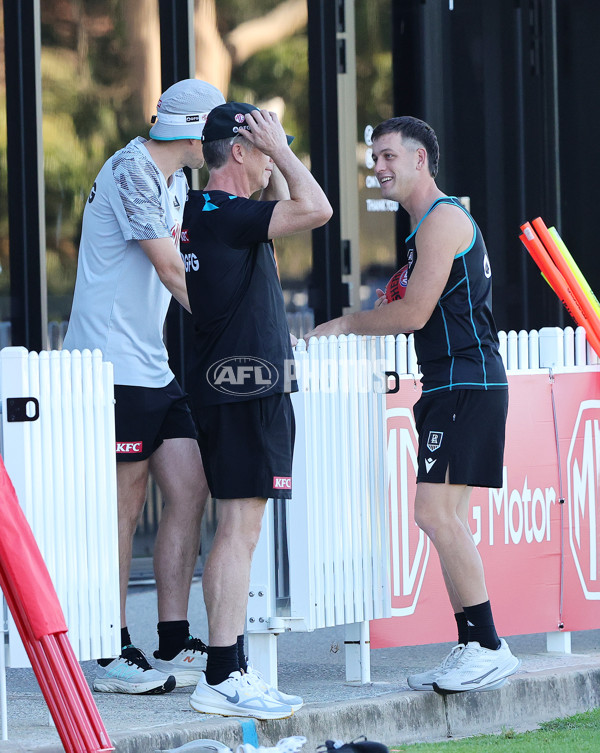 AFL 2025 Training - Port Adelaide Power Training Session & Media Opp - A-57669022