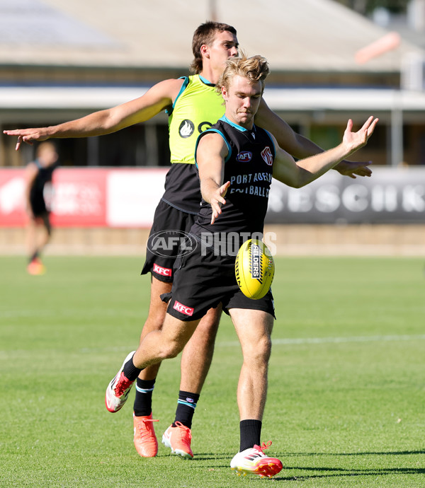 AFL 2025 Training - Port Adelaide Power Training Session & Media Opp - A-57669031