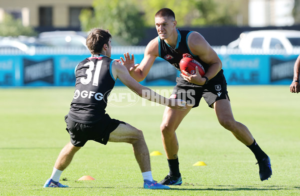 AFL 2025 Training - Port Adelaide Power Training Session & Media Opp - A-57669034
