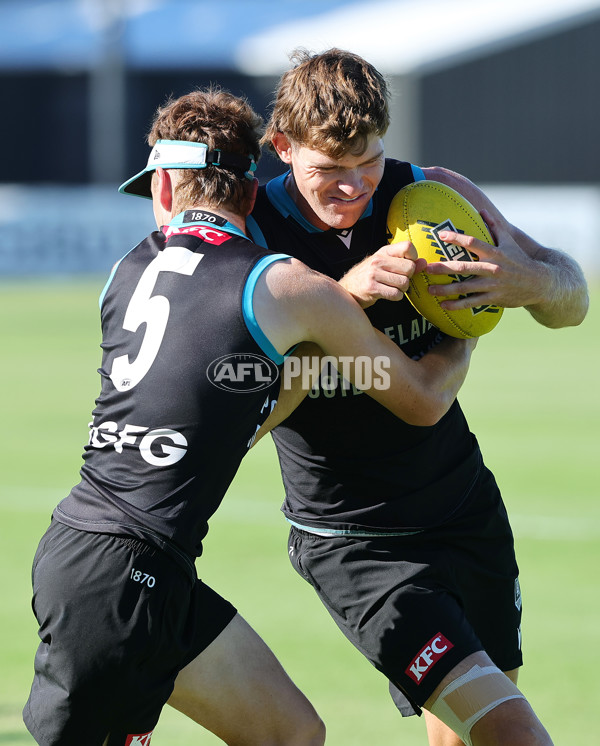 AFL 2025 Training - Port Adelaide Power Training Session & Media Opp - A-57669035