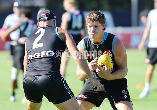 AFL 2025 Training - Port Adelaide Power Training Session & Media Opp - A-57669039