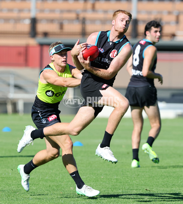 AFL 2025 Training - Port Adelaide Power Training Session & Media Opp - A-57669046