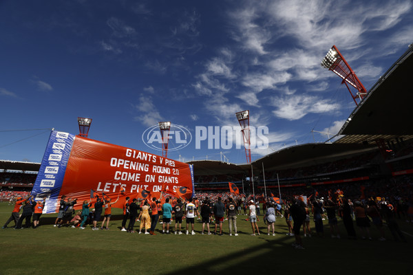 AFL 2025 Opening Round - GWS v Collingwood - A-57697952