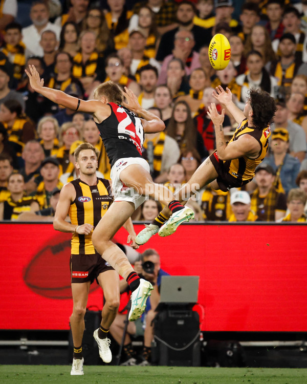 AFL 2025 Round 01 - Hawthorn v Essendon - A-57777144