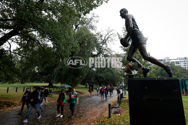 AFL 2025 Round 01 - Melbourne v GWS - A-57838318
