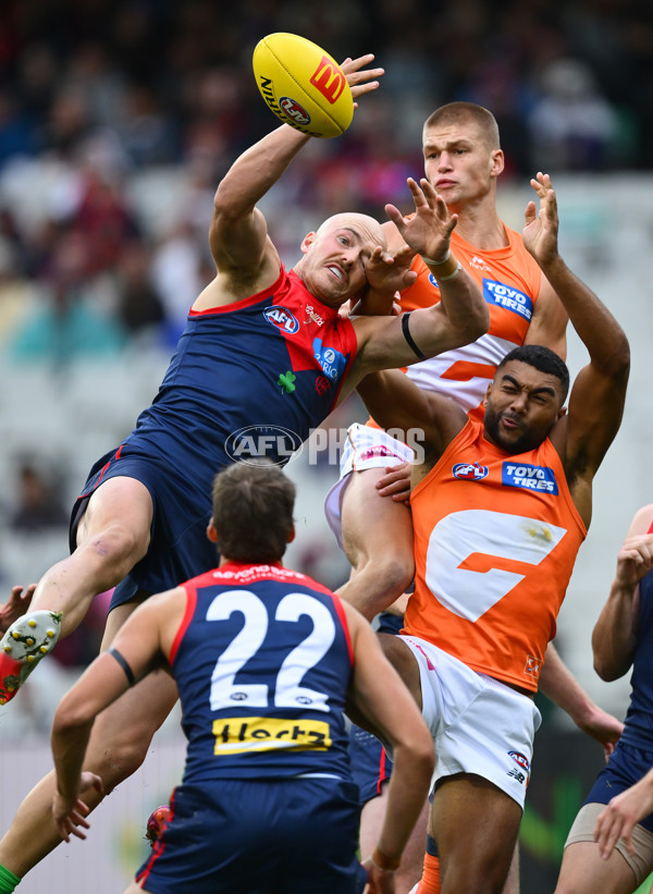 AFL 2025 Round 01 - Melbourne v GWS - A-57840111
