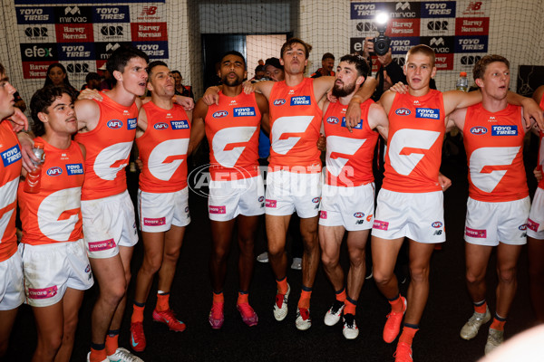 AFL 2025 Round 01 - Melbourne v GWS - A-57842991