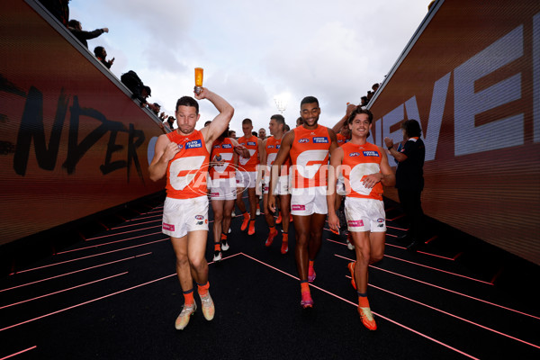 AFL 2025 Round 01 - Melbourne v GWS - A-57842997