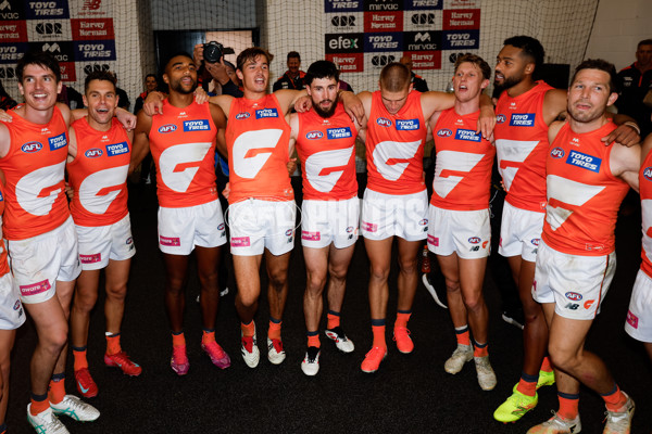 AFL 2025 Round 01 - Melbourne v GWS - A-57843189