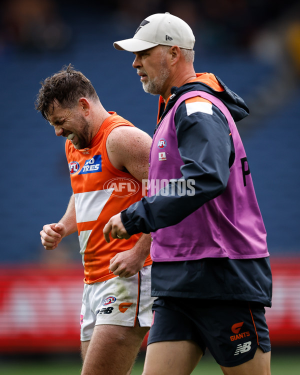 AFL 2025 Round 01 - Melbourne v GWS - A-57855506