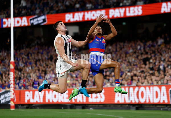 AFL 2025 Round 02 - Footscray v Collingwood - A-57984661