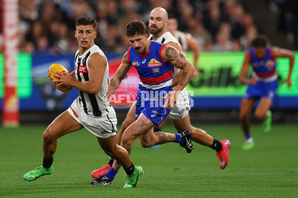 AFL 2025 Round 02 - Footscray v Collingwood - A-57984669