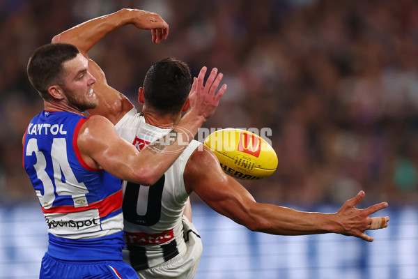AFL 2025 Round 02 - Footscray v Collingwood - A-57984699