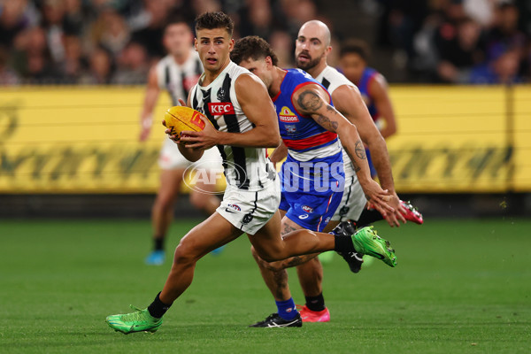 AFL 2025 Round 02 - Footscray v Collingwood - A-57984700