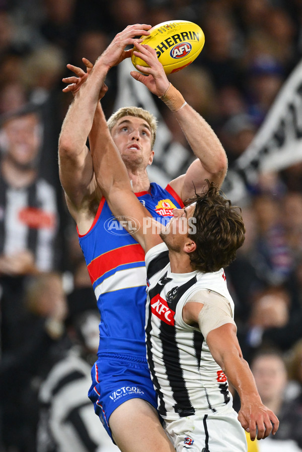 AFL 2025 Round 02 - Footscray v Collingwood - A-57986017