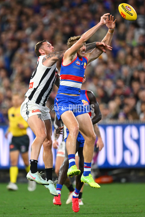 AFL 2025 Round 02 - Footscray v Collingwood - A-57987797