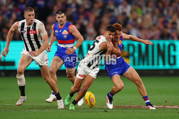 AFL 2025 Round 02 - Footscray v Collingwood - A-57988584