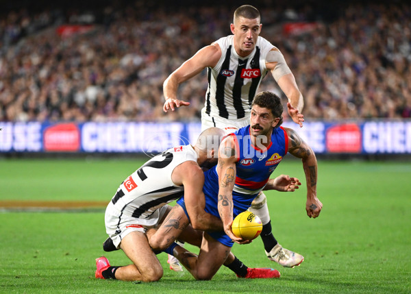 AFL 2025 Round 02 - Footscray v Collingwood - A-57988625
