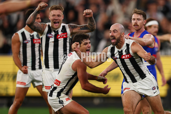 AFL 2025 Round 02 - Footscray v Collingwood - A-57988631