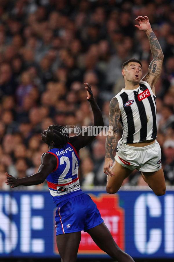 AFL 2025 Round 02 - Footscray v Collingwood - A-57990674
