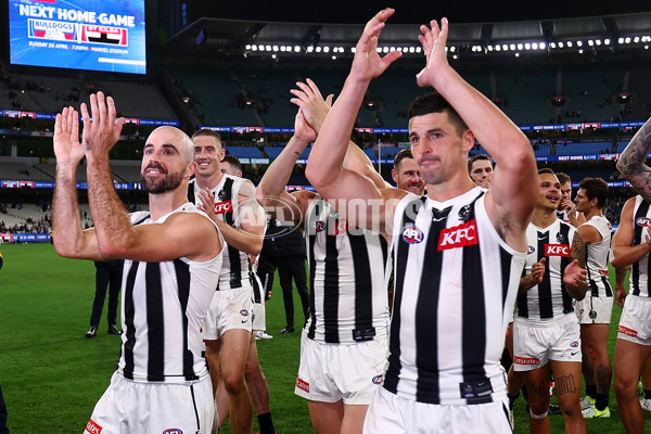 AFL 2025 Round 02 - Footscray v Collingwood - A-57990695