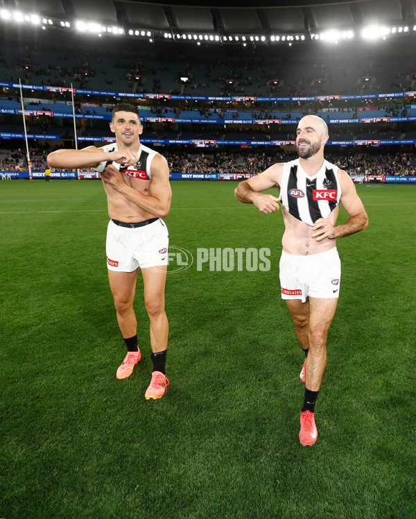 AFL 2025 Round 02 - Footscray v Collingwood - A-57990707