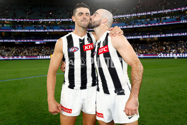 AFL 2025 Round 02 - Footscray v Collingwood - A-57990721
