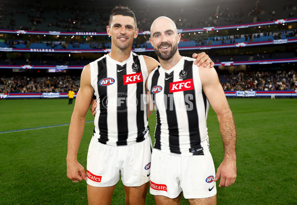 AFL 2025 Round 02 - Footscray v Collingwood - A-57990729