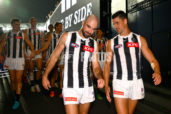 AFL 2025 Round 02 - Footscray v Collingwood - A-57991898