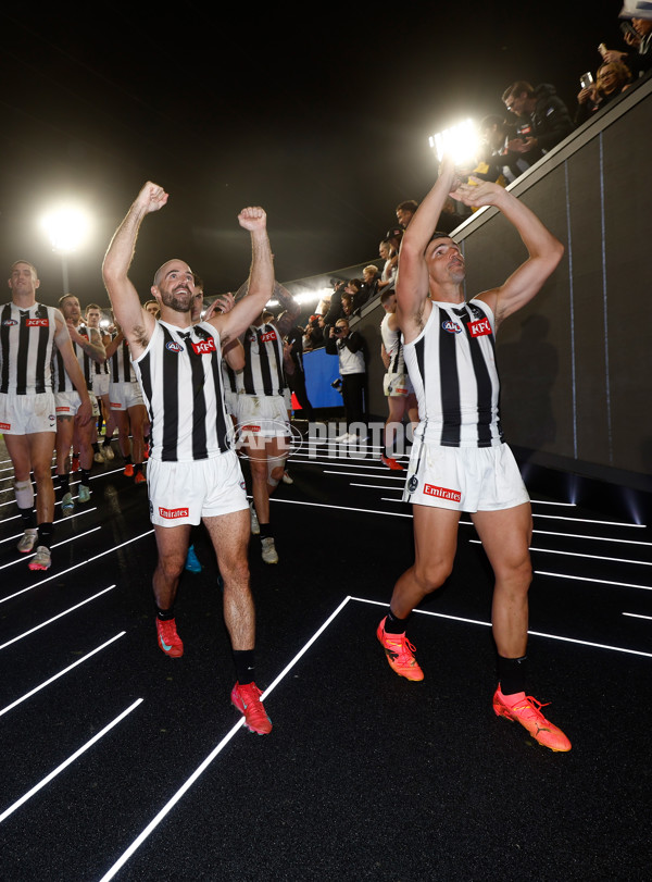 AFL 2025 Round 02 - Footscray v Collingwood - A-57991947