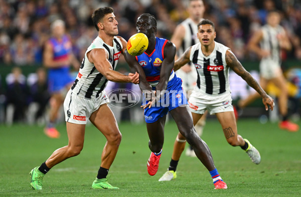 AFL 2025 Round 02 - Footscray v Collingwood - A-57991971