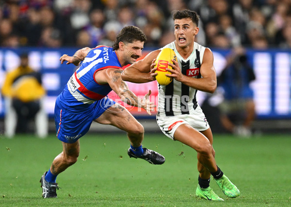 AFL 2025 Round 02 - Footscray v Collingwood - A-57991972