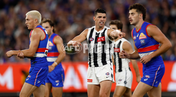 AFL 2025 Round 02 - Footscray v Collingwood - A-57993727