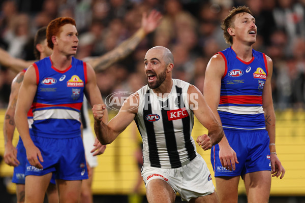 AFL 2025 Round 02 - Footscray v Collingwood - A-57993794
