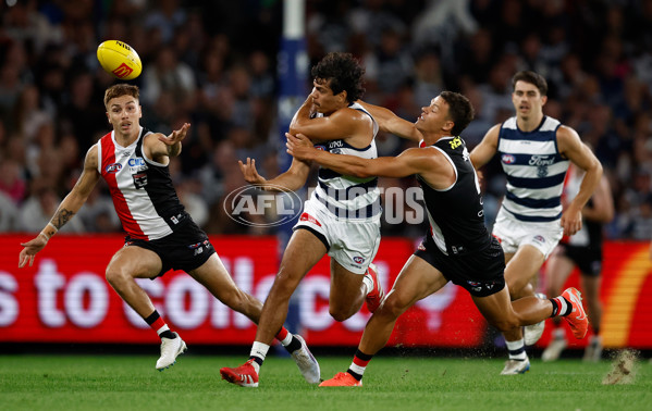 AFL 2025 Round 02 - St Kilda v Geelong - A-58021854
