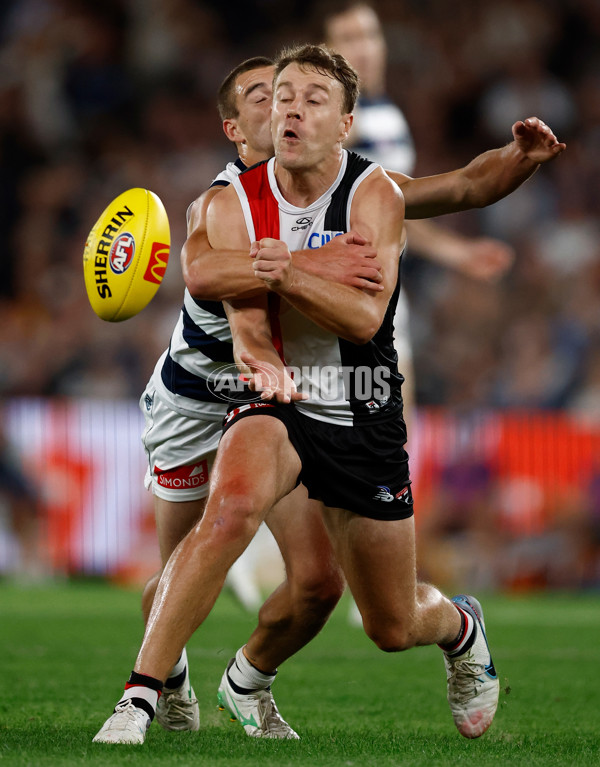 AFL 2025 Round 02 - St Kilda v Geelong - A-58024744