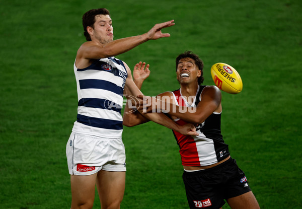 AFL 2025 Round 02 - St Kilda v Geelong - A-58026489
