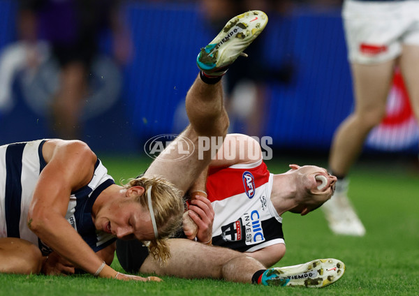 AFL 2025 Round 02 - St Kilda v Geelong - A-58026514