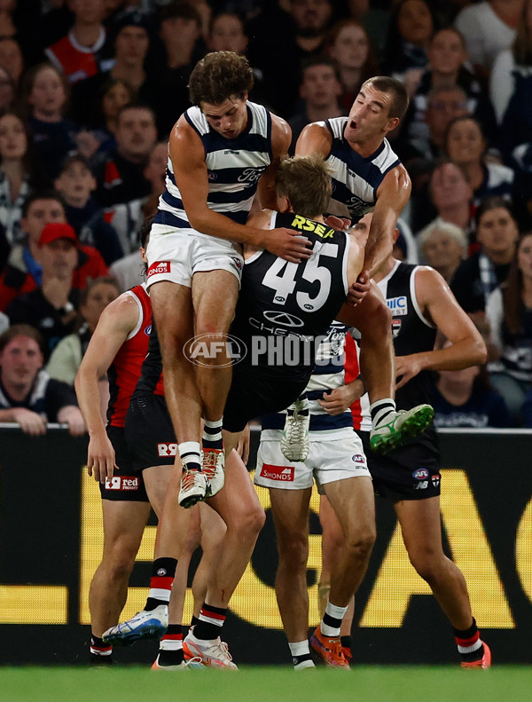AFL 2025 Round 02 - St Kilda v Geelong - A-58029714