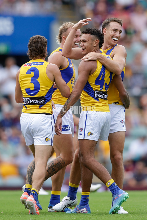 AFL 2025 Round 02 - Brisbane v West Coast - A-58032127