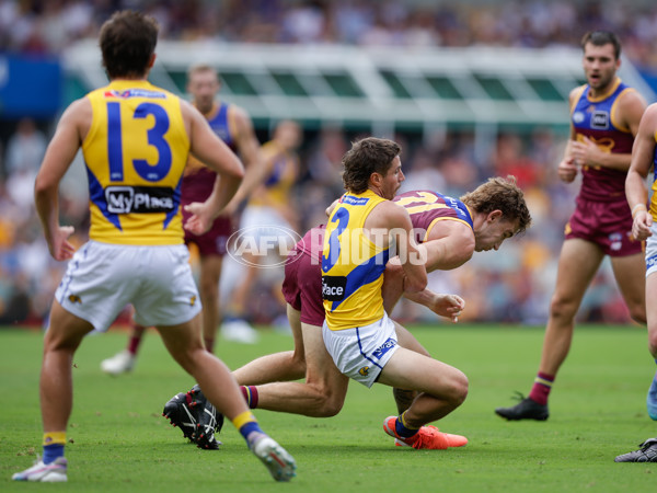 AFL 2025 Round 02 - Brisbane v West Coast - A-58032146